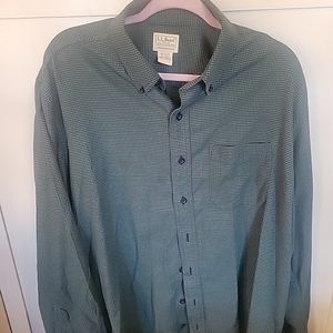 Vintage L.L. Bean XL Tall Button-up Tweed pattern.